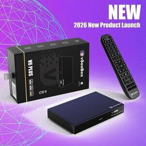 vSeeBox V6 Plus 8K Ultra HD TV Box Brand New Sealed | Split Screen 2026 Model